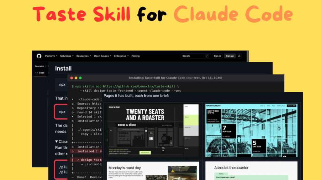 Taste Skill for Claude Code: What It Is and How to Install It (v2)