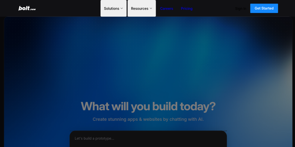 Bolt.new by StackBlitz In-Browser AI Platform