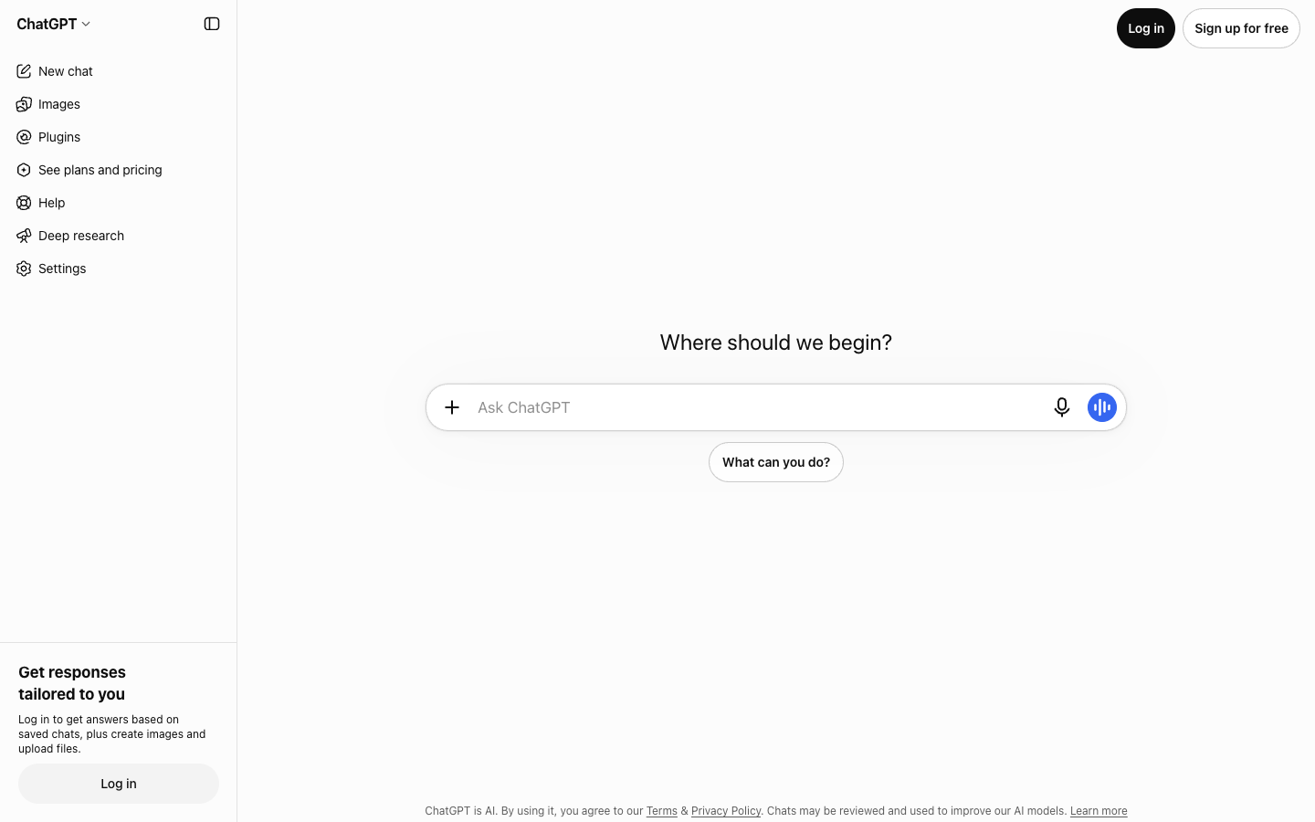 ChatGPT conversational interface showing prompt input, Canvas, and model selector