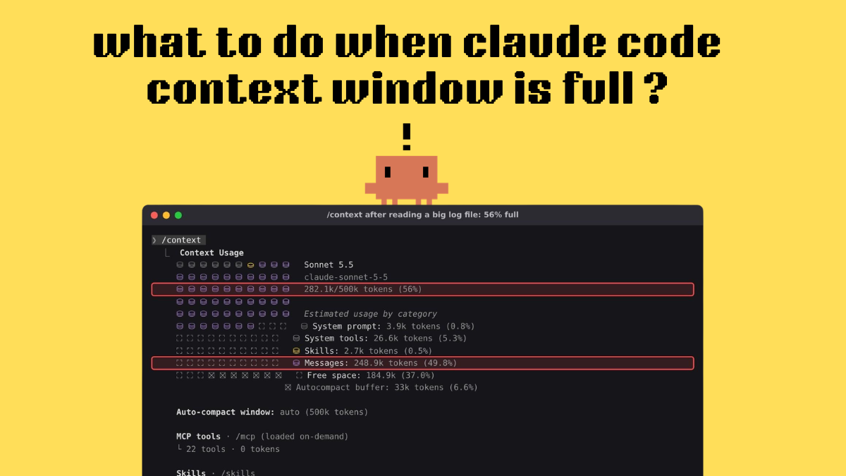 What to Do When Your Claude Code Context Window Is Full (Step-by-Step)